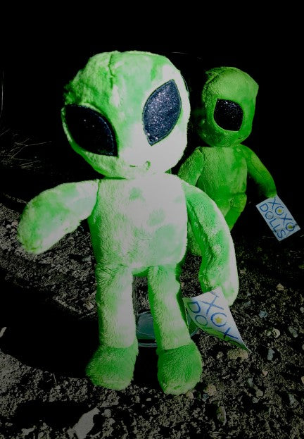 14" Plush Green Alien