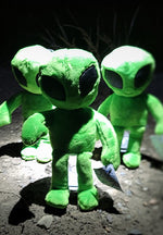11" Plush Green Alien XOXO Doll