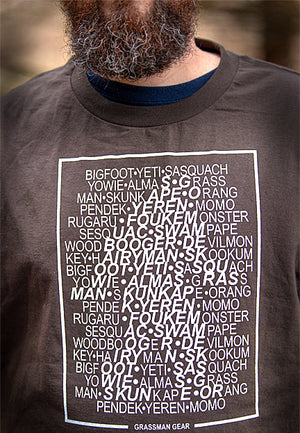 Bigfoot Names & Nicknames T-Shirt
